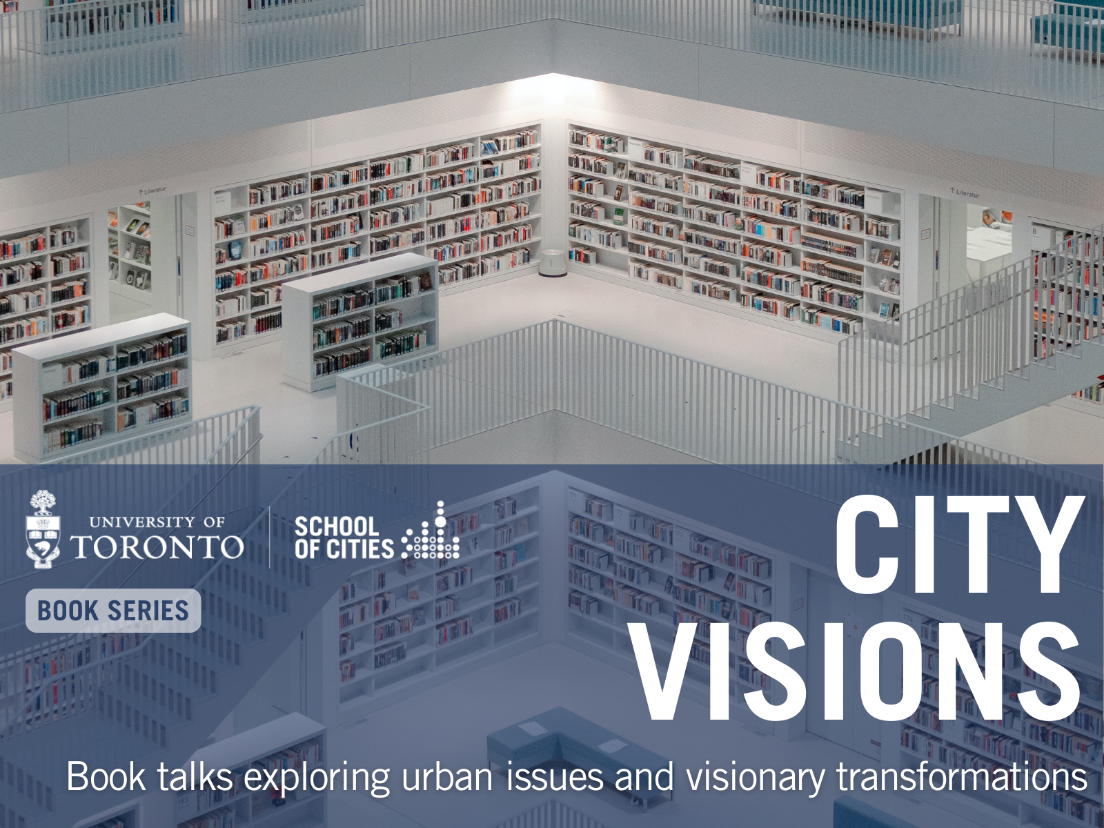 City Visions - Book talks exploring urban issues and visionary transformations