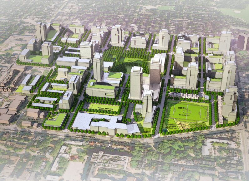 Toronto's Regent Park redevelopment project.