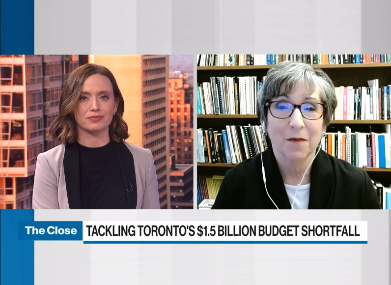Enid Slack, director of the Institute on Municipal Finance and Governance in the School of Cities at the University of Toronto, joins BNN Bloomberg to discuss the city's budget deficit and property taxes.