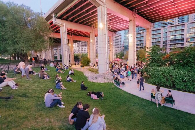 An event happening in Bentway, Toronto